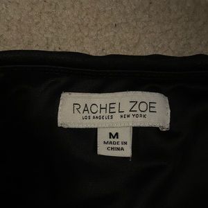 Rachel Zoe High waisted shiny black leggings